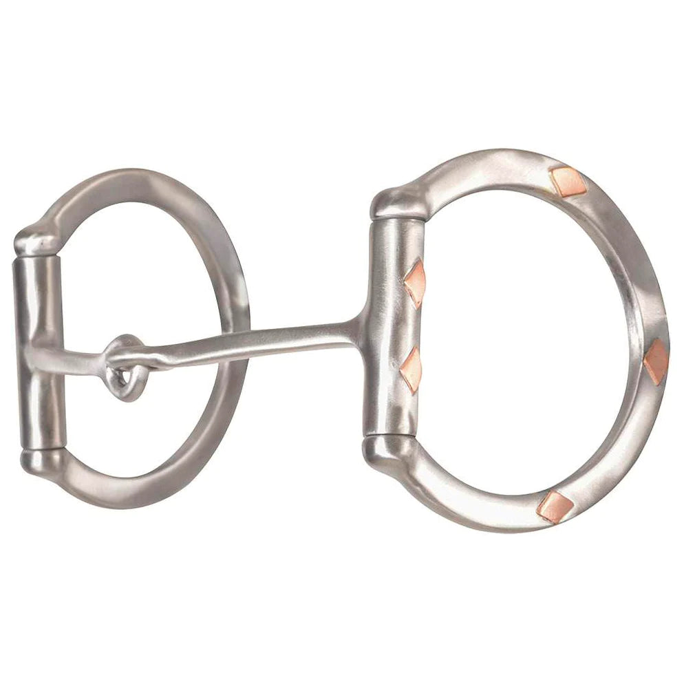 Classic Sherry Cervi Square Snaffle D Ring Barrel Bit