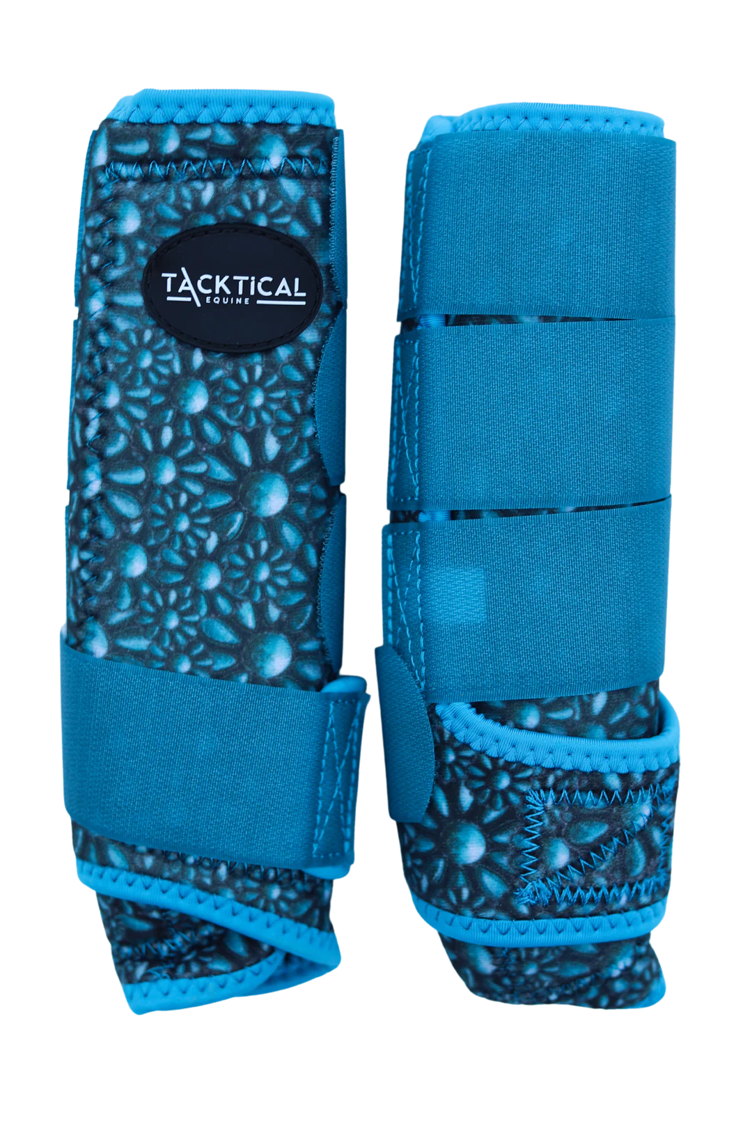 Ranch Dress'n TACKTICAL™ TURQUOISE BLOSSOM SPLINT BOOTS (PAIR)