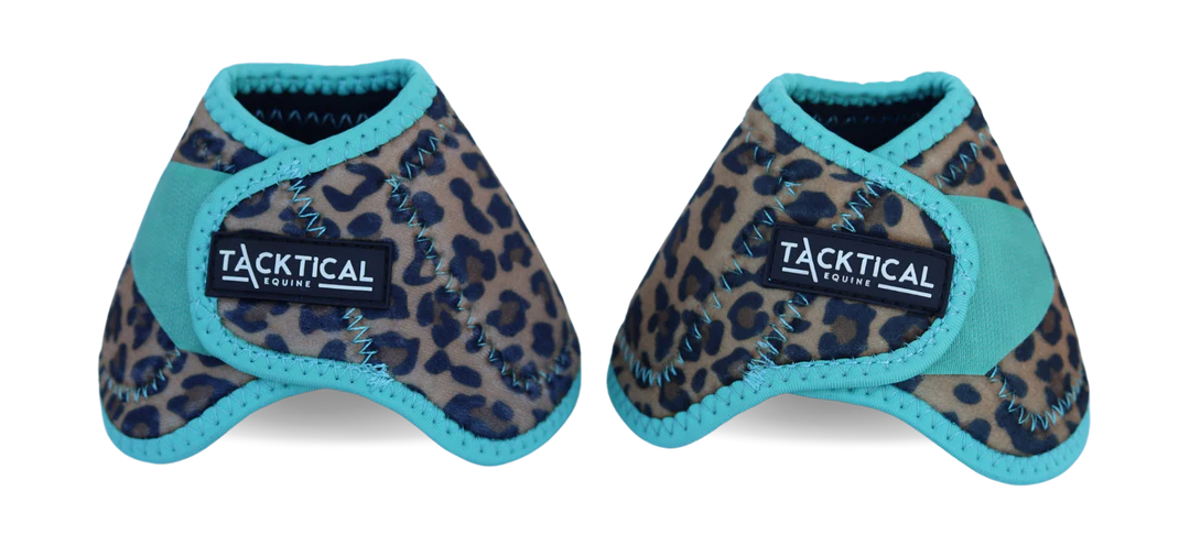 Ranch Dress'n TACKTICAL™ LEOPARD & TURQUOISE BELL BOOTS