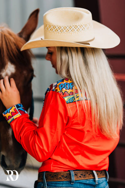 Ranch Dress'n Boom Pow Performance Rodeo Shirt (Adult)