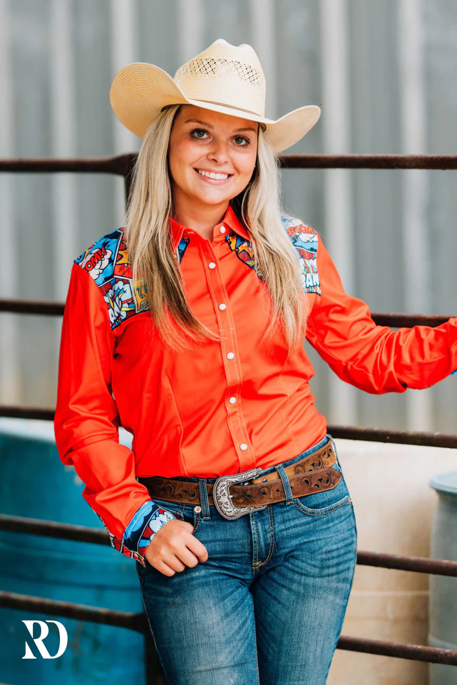 Ranch Dress'n Boom Pow Performance Rodeo Shirt (Adult)