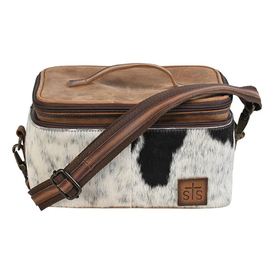 STS Ranch COWHIDE GLAMOUR MAKEUP ORGANIZER