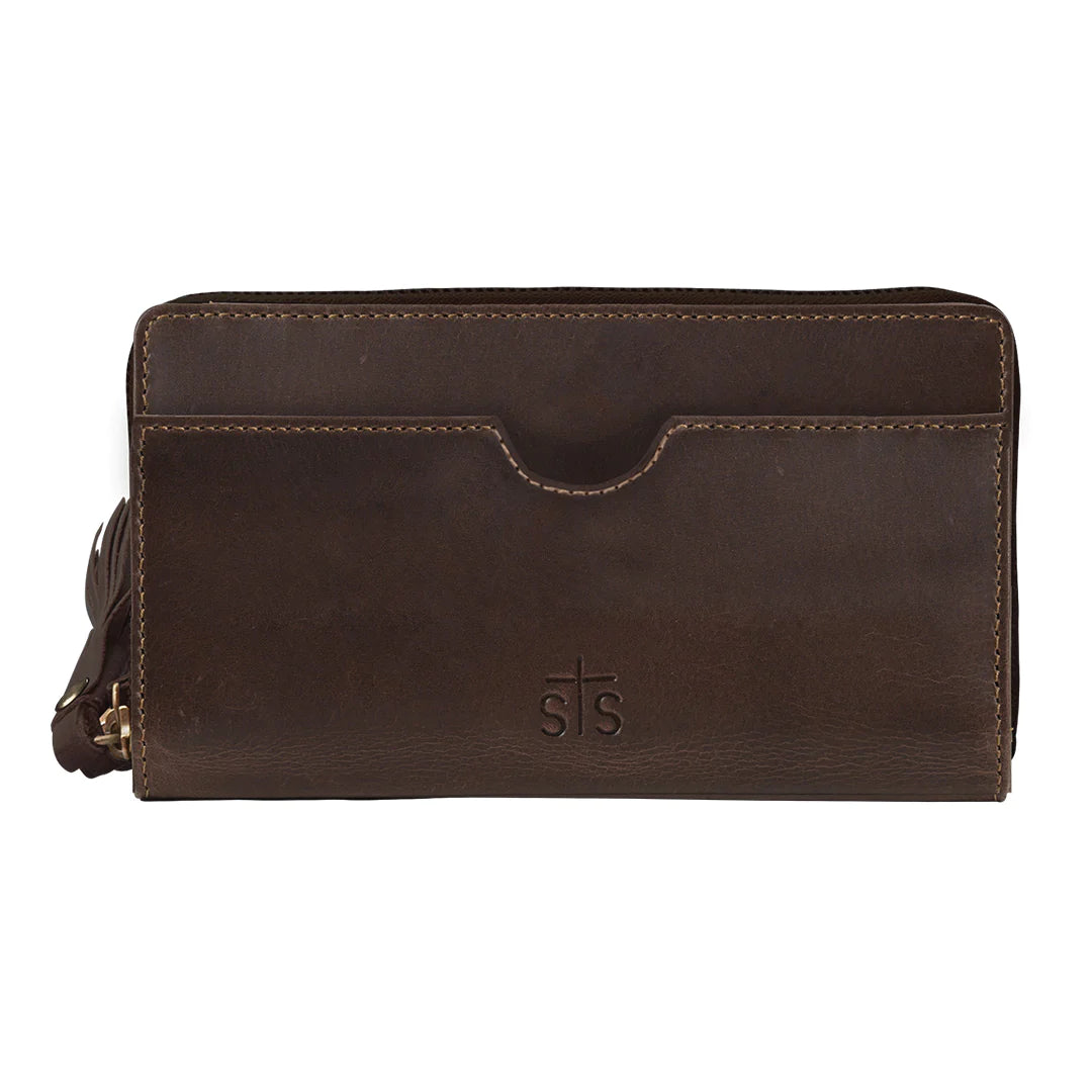 STS Ranch CHOCOLATE BASIC BLISS AUDIE BIFOLD WALLET
