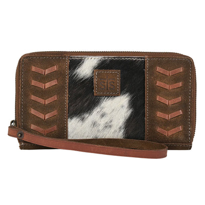 STS Ranch COWHIDE BENTLEY WALLET - BUCK STITCHING