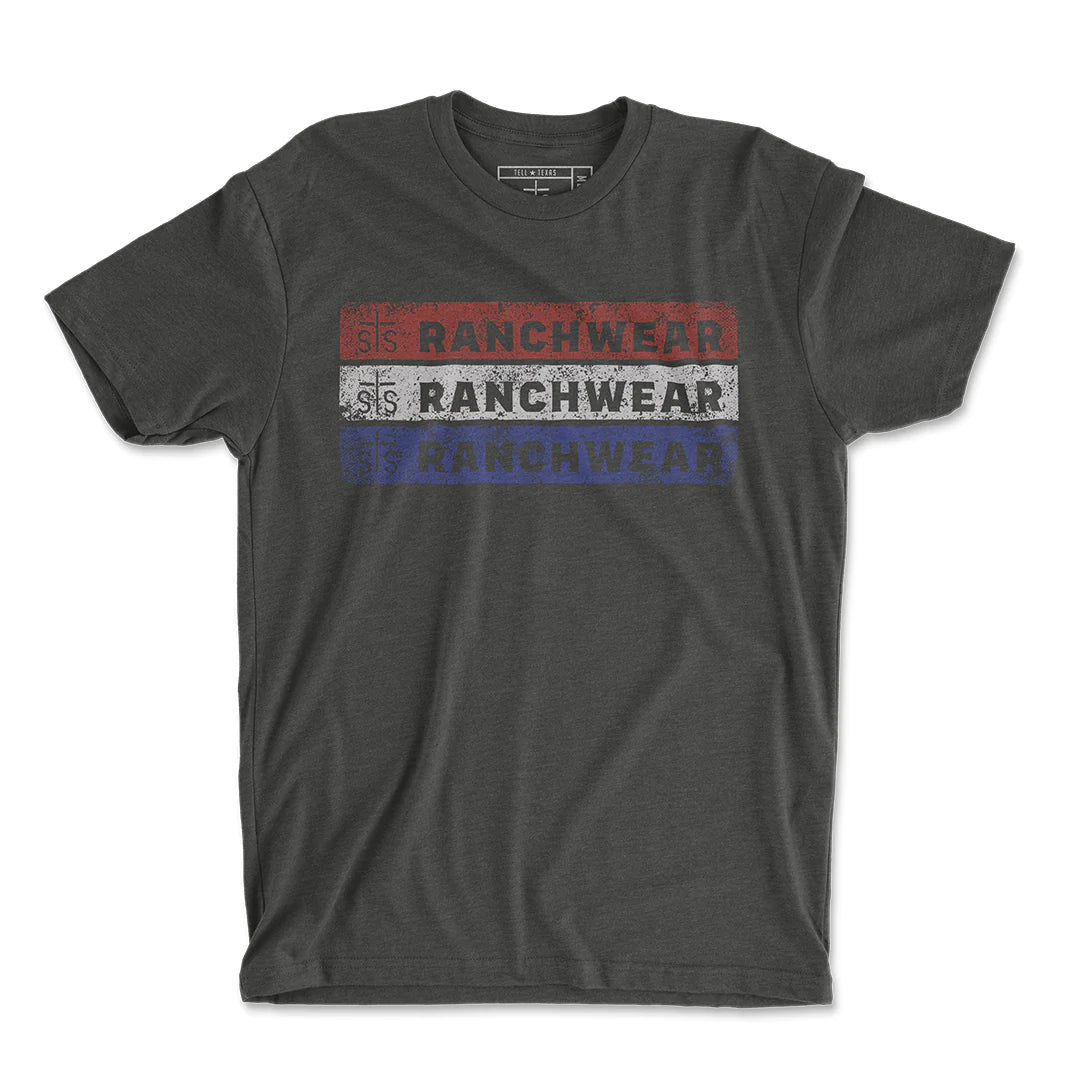 STS Ranch RED, WHITE & BLUE TEE