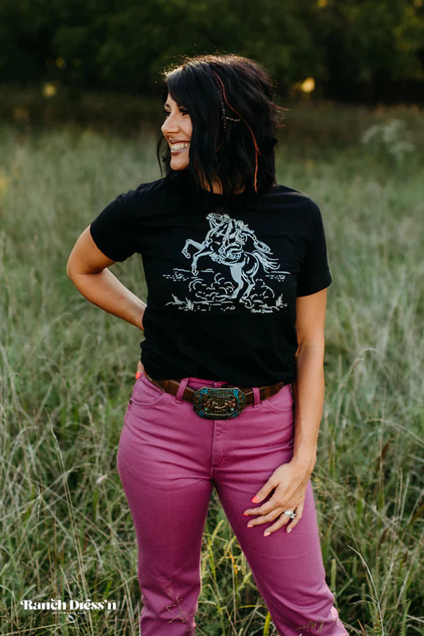 Ranch Dress'n Giddy Up - Black Tee