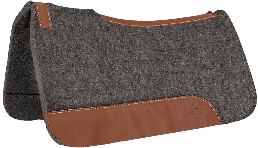 Lone Star 100% Wool Saddle Pad Grey