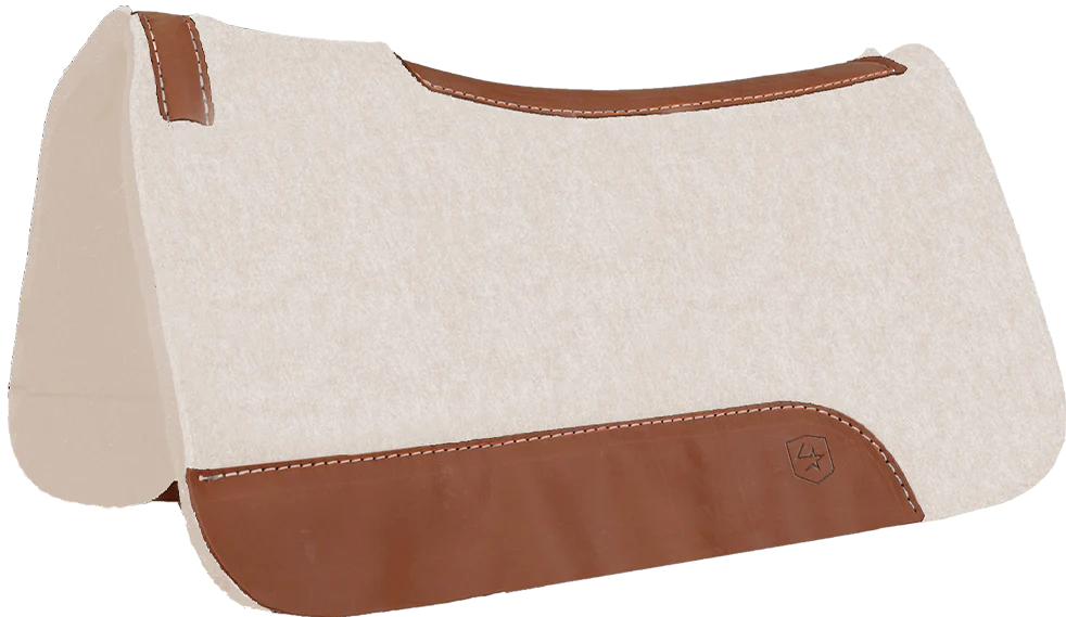 Lone Star 100% Wool Saddle Pad Cream