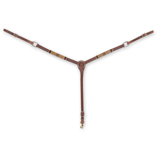 Martin Saddlery 1" Rawhide Braid Breastcollar
