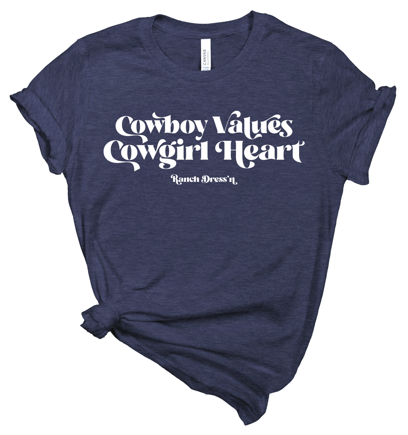 Cowboy Values Cowgirl Heart Tee
