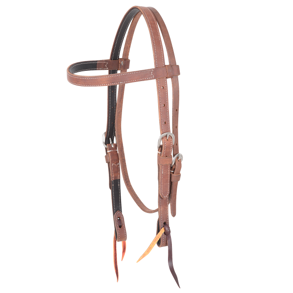 Martin Saddlery Doubled and Stitched Browband Headstall