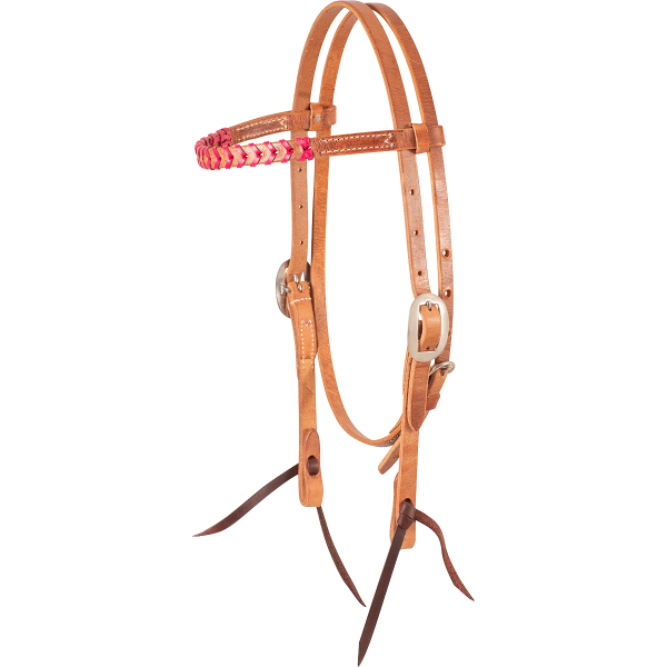 Martin Saddlery Colored Lace Browband Headstall