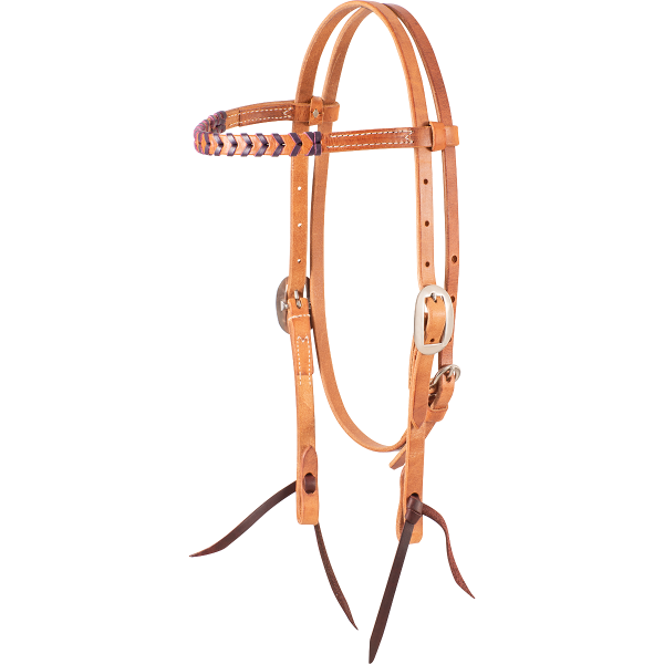 Martin Saddlery Colored Lace Browband Headstall