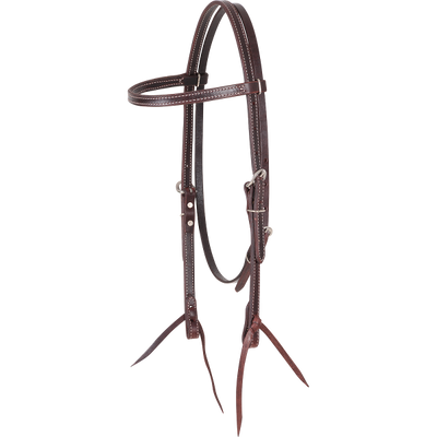 Martin Saddlery Doubled and Stitched Browband Headstall