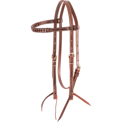 Martin Saddlery Blood Knot Browband Headstall