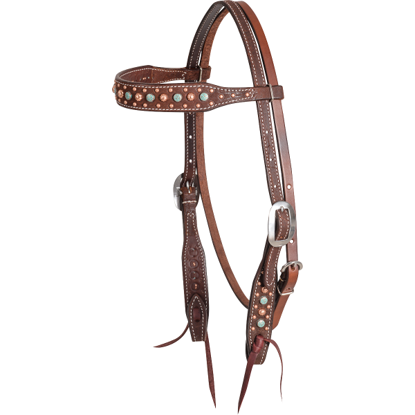 Martin Saddlery Dotted Browband Headstall