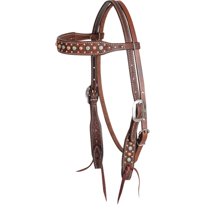 Martin Saddlery Dotted Browband Headstall