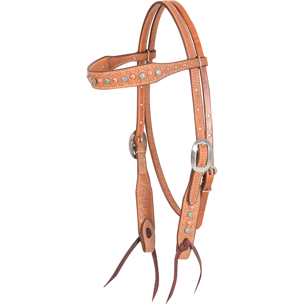 Martin Saddlery Dotted Browband Headstall
