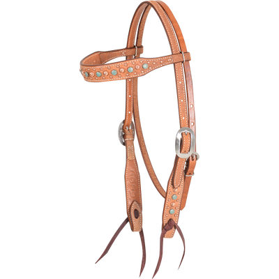 Martin Saddlery Dotted Browband Headstall
