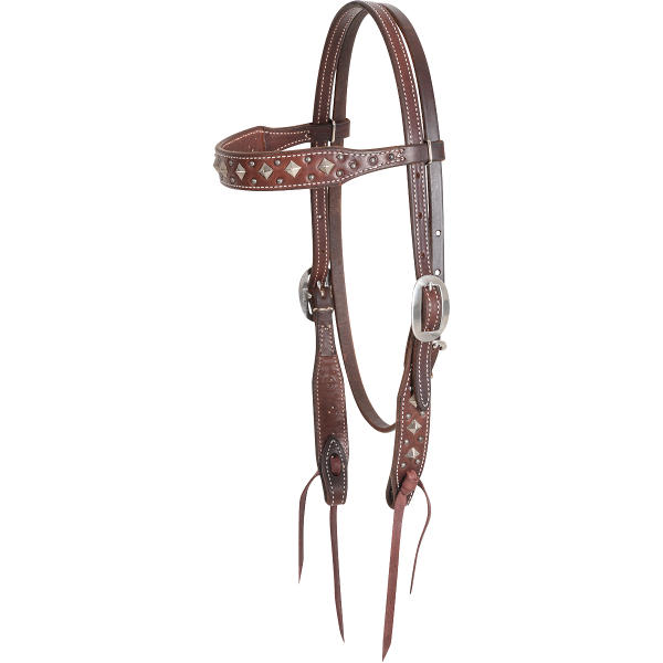 Martin Saddlery Dotted Browband Headstall