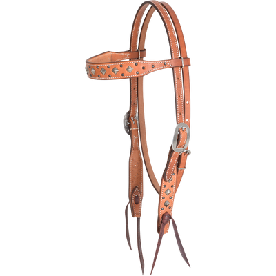 Martin Saddlery Dotted Browband Headstall