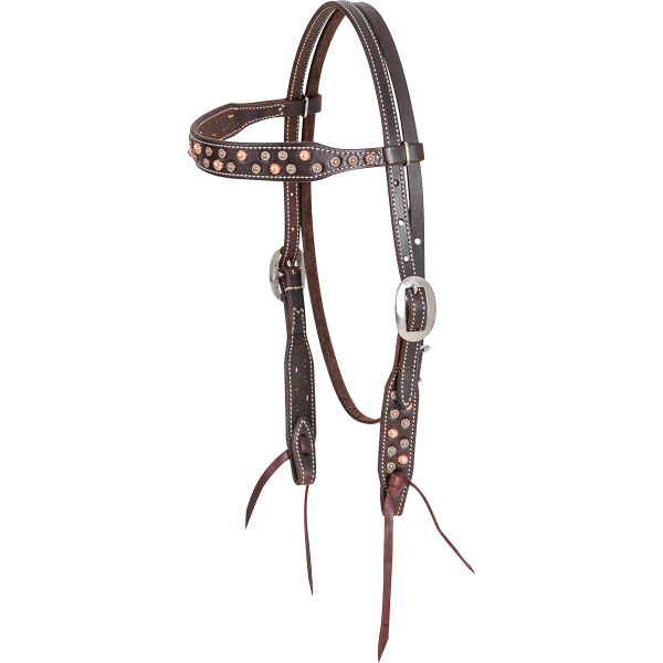 Martin Saddlery Dotted Browband Headstall