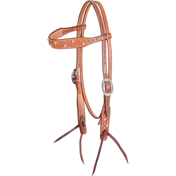 Martin Saddlery Dotted Browband Headstall