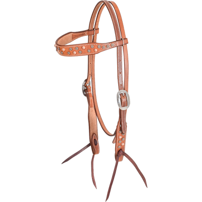 Martin Saddlery Dotted Browband Headstall