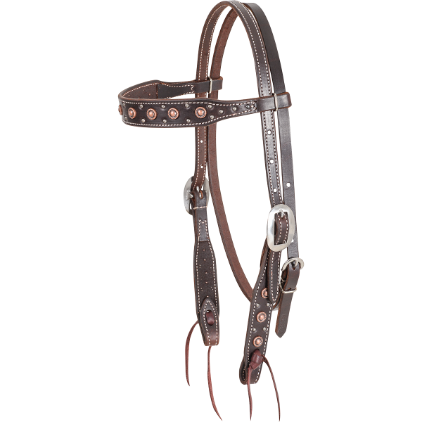 Martin Saddlery Dotted Browband Headstall