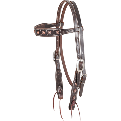 Martin Saddlery Dotted Browband Headstall