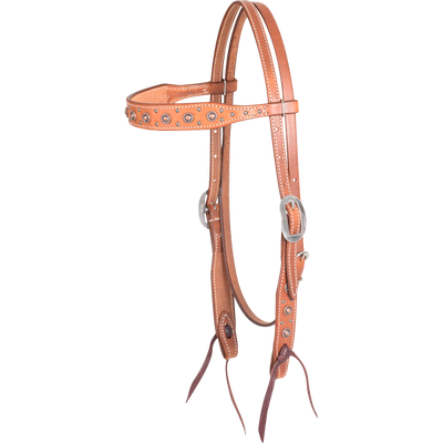 Martin Saddlery Dotted Browband Headstall