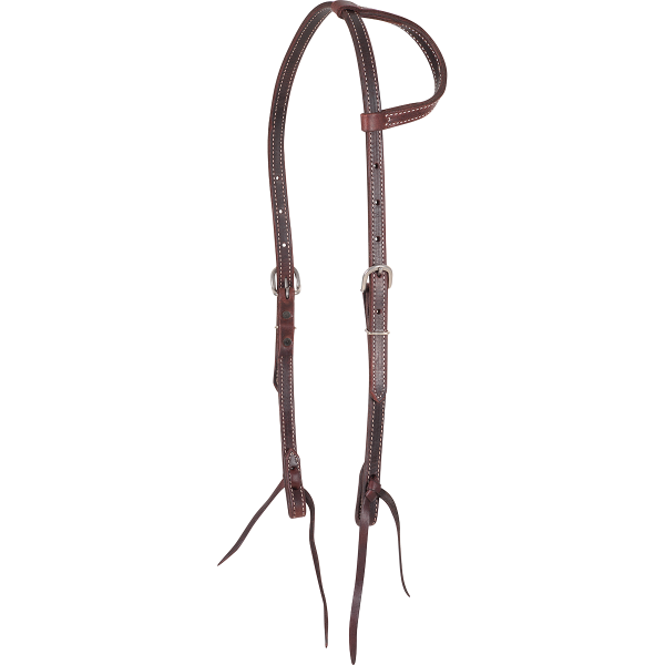 Martin Saddlery Double and Stitched Slip Ear Headstall