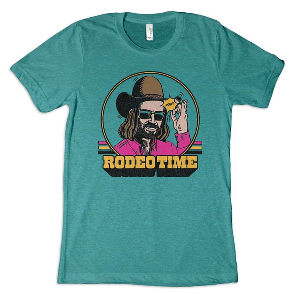 Dale Brisby Rodeo Time Hat Flick T-Shirt