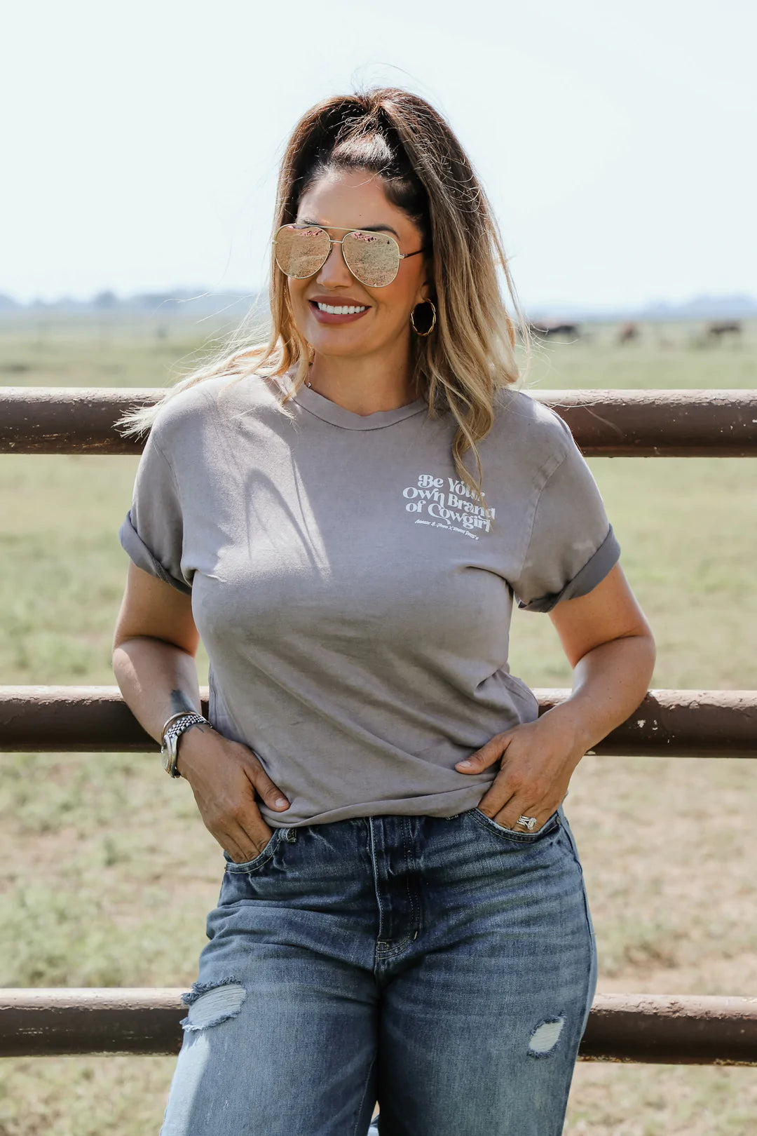 Ranch Dress'n Be Your Own Brand Of Cowgirl Tee