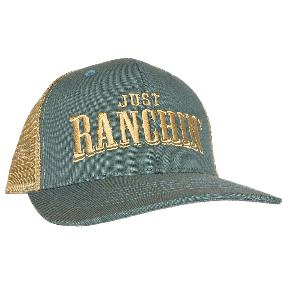 Dale Brisby Just Ranchin Blue & Gold Snapback