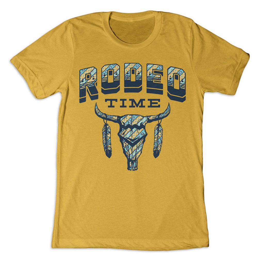 Dale Brisby Mustard Rodeo Time Tribal Tee