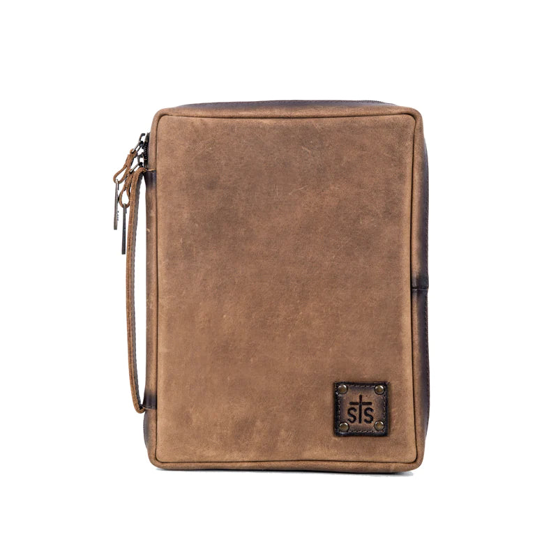 STS Ranch Leather Foreman Bible Cover