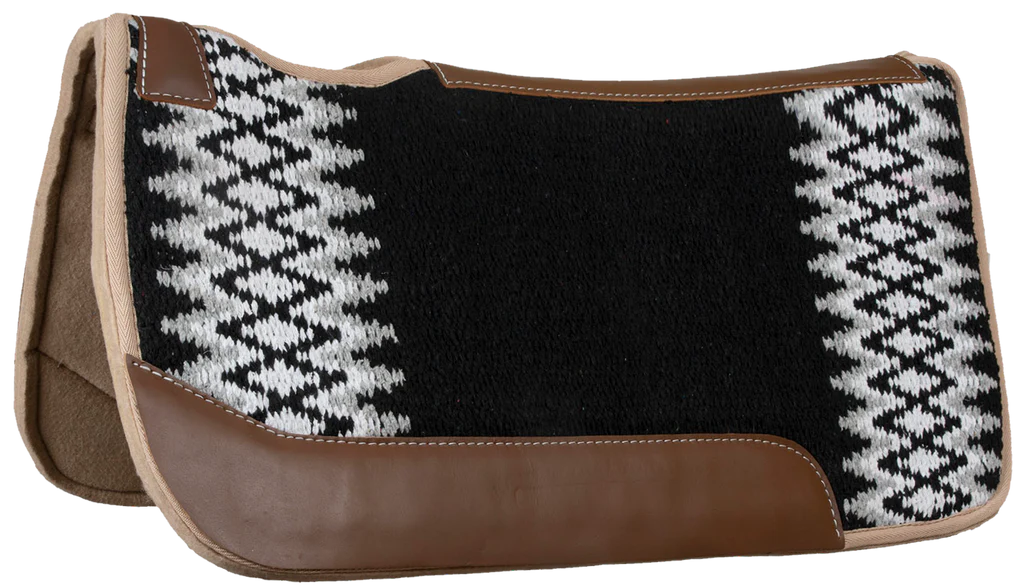 Lone Star Contoured Navajo Saddle Pad - Black