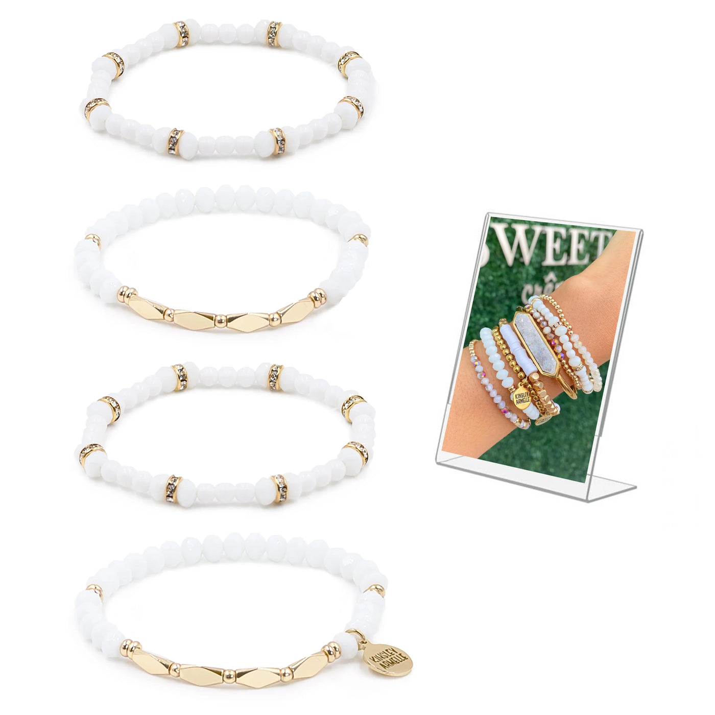 Kinsley Armelle Ashen Bracelet Set