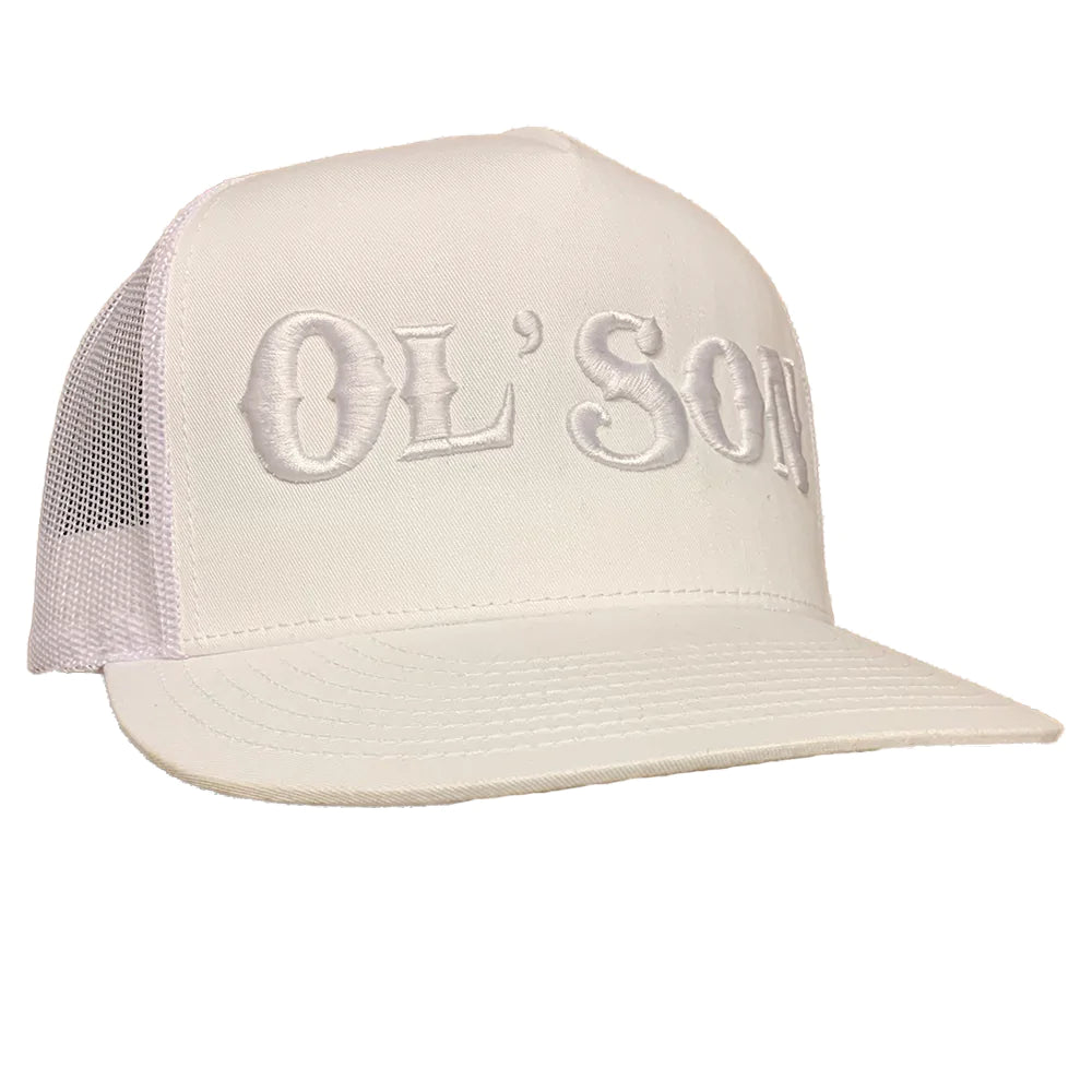 Dale Brisby White on White Ol' Son Snapback