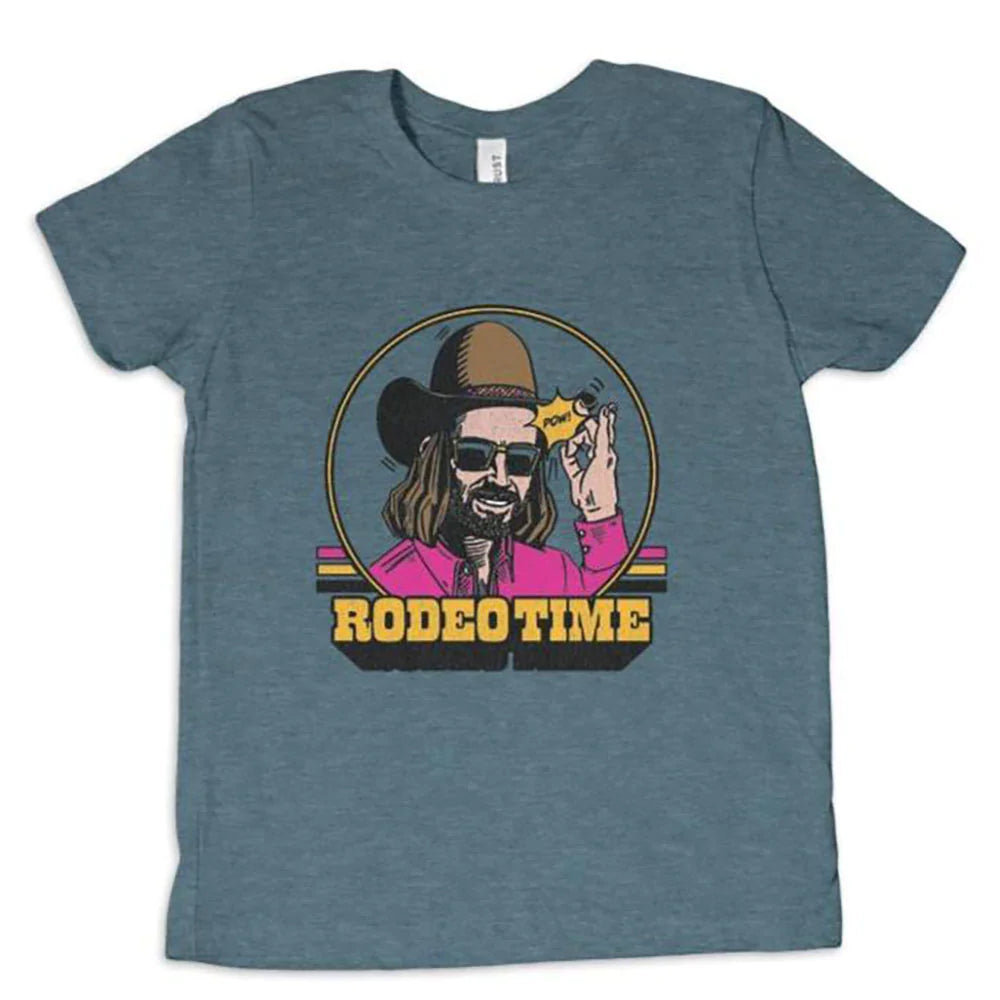 Dale Brisby Rodeo Time Hat Flick Kids T-Shirt