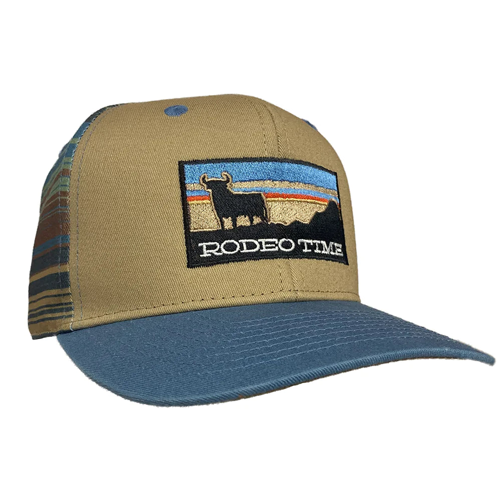 Dale Brisby Rodeo Time Sunset Serape Back Flatbill Cap